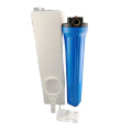 Single 20" UPVC Plastic Slim Blue Cartridge Filters Housing For Water Treatment RO System